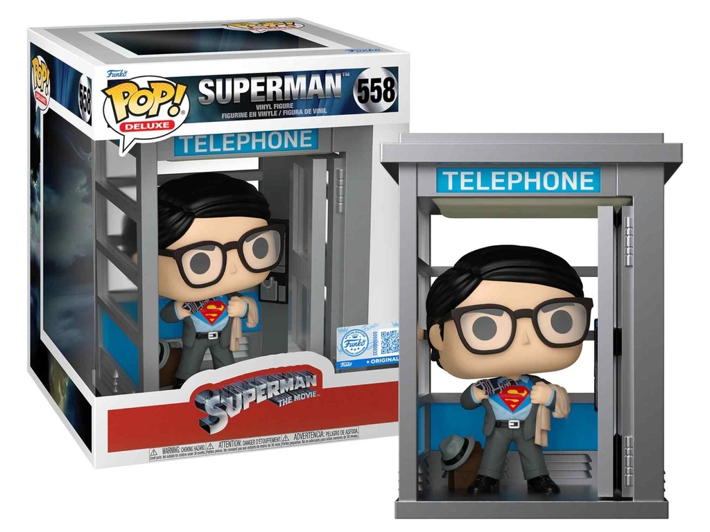 Funko Pop Deluxe! Heroes: DC Comics - Superman with Booth (Exc)