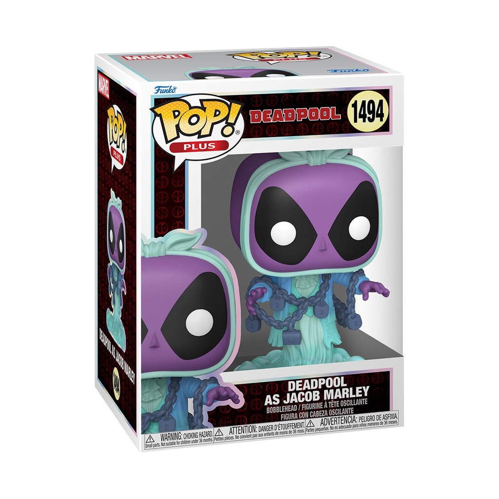 Funko Pop Plus! Marvel: Deadpool as Jacob Marley