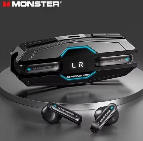 Monster AIRMARS XKT08 Pro Wireless Gaming Headphones Black