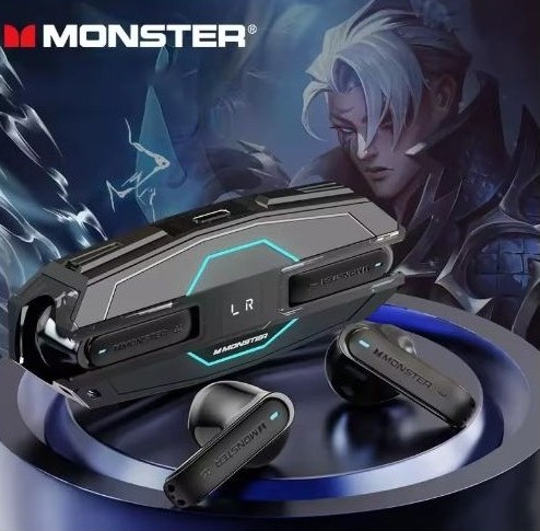 Monster AIRMARS XKT08 Pro Wireless Gaming Headphones Black