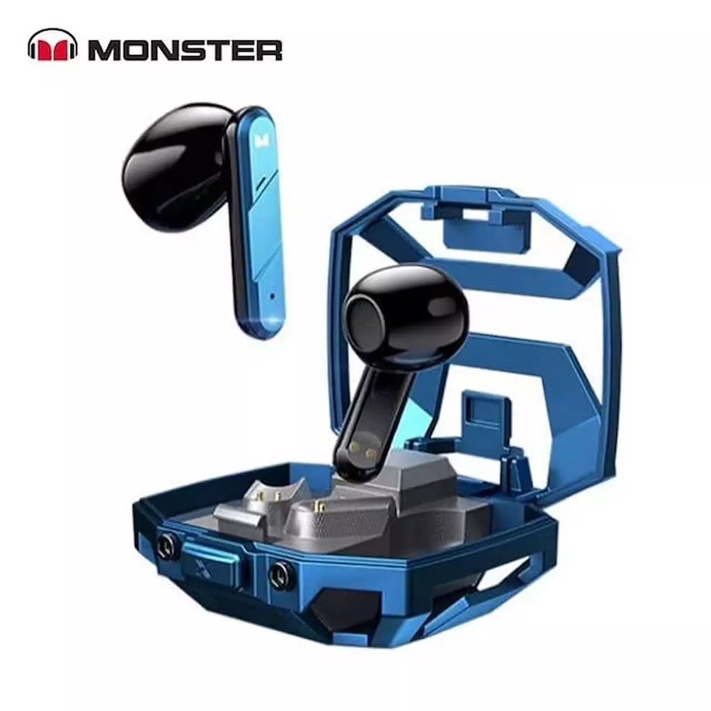 Monster AIRMARS XKT09 Wireless Gaming Headphones Blue
