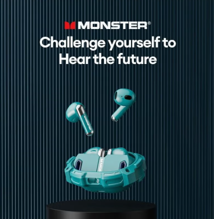 Monster AIRMARS XKT10 Pro Wireless Gaming Headphones Green