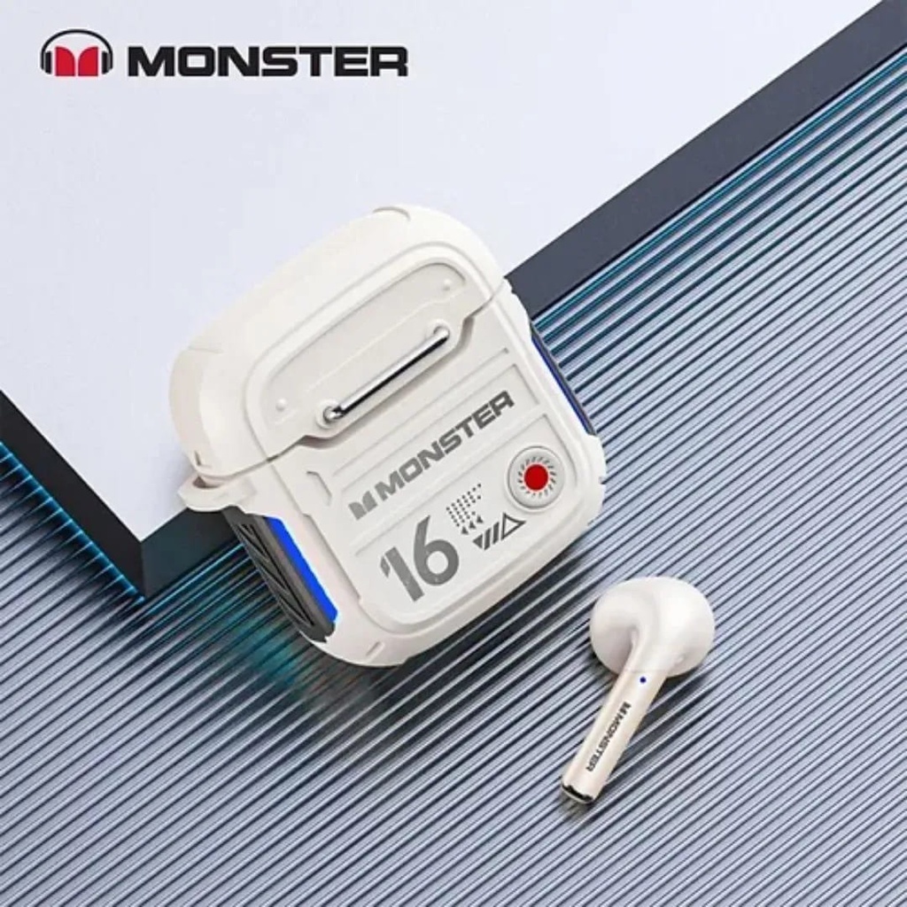 Monster AIRMARS XKT16 Wireless Gaming Headphones Beige