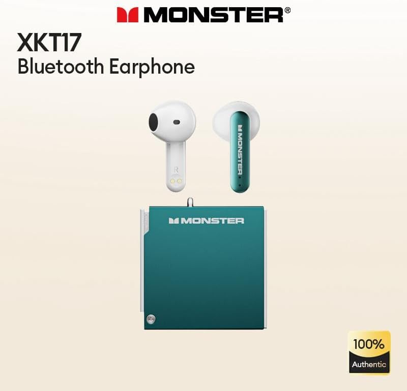 Monster AIRMARS XKT17 Wireless Gaming Headphones Green