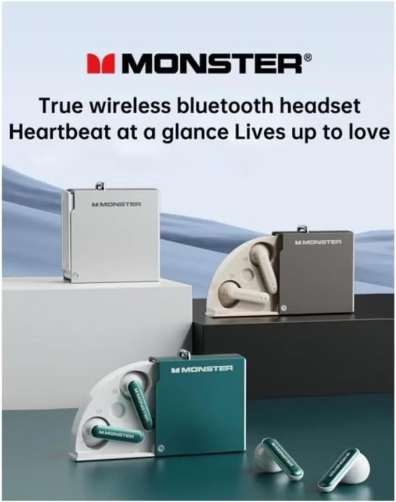 Monster AIRMARS XKT17 Wireless Gaming Headphones Green