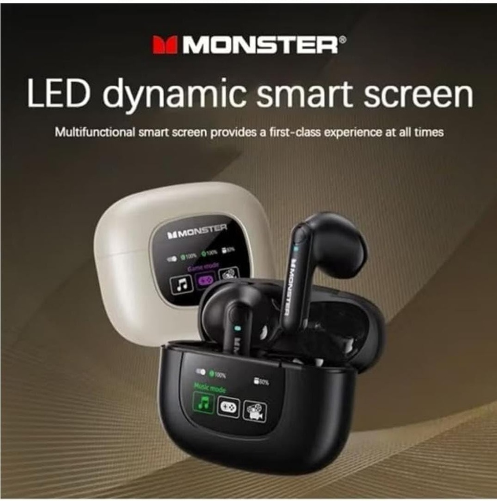 Monster AIRMARS XKT20 Wireless Gaming Headphones Black