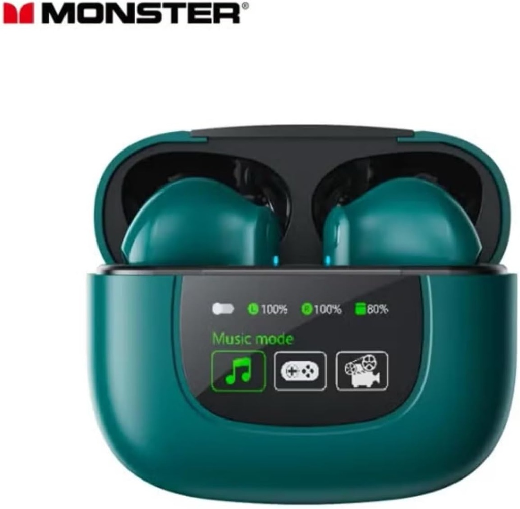 Monster AIRMARS XKT20 Wireless Gaming Headphones Green