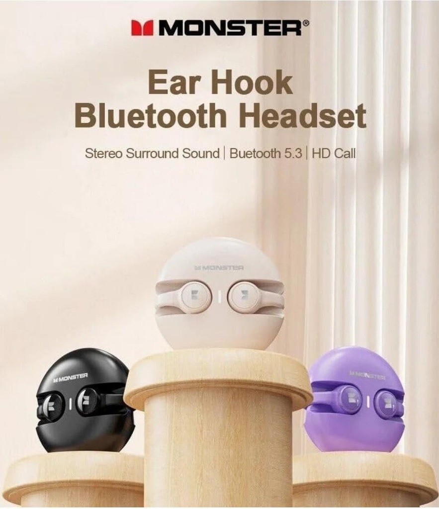 Monster AIRMARS XKT21 Wireless Gaming Headphones Violet