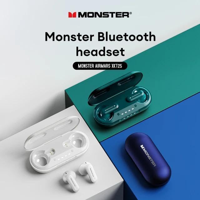 Monster AIRMARS XKT25 Wireless Gaming Headphones Green