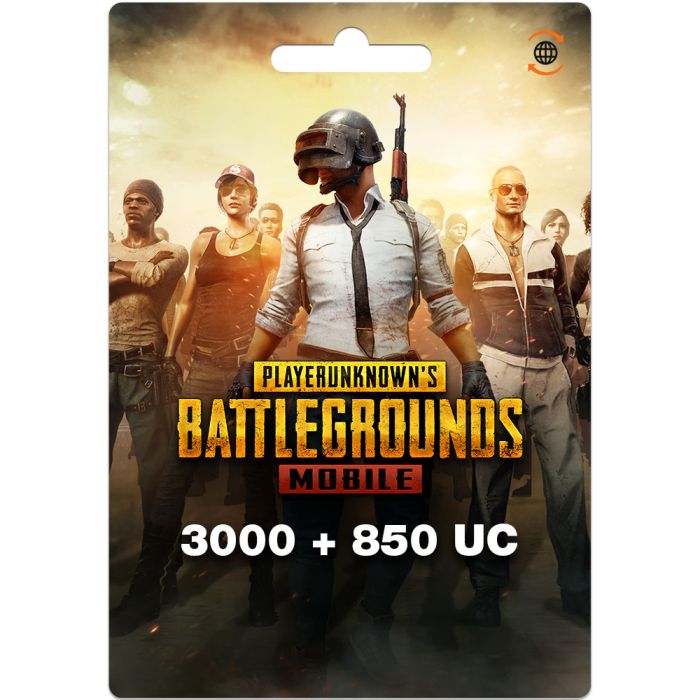 PUBG 3000+850 UC 50$