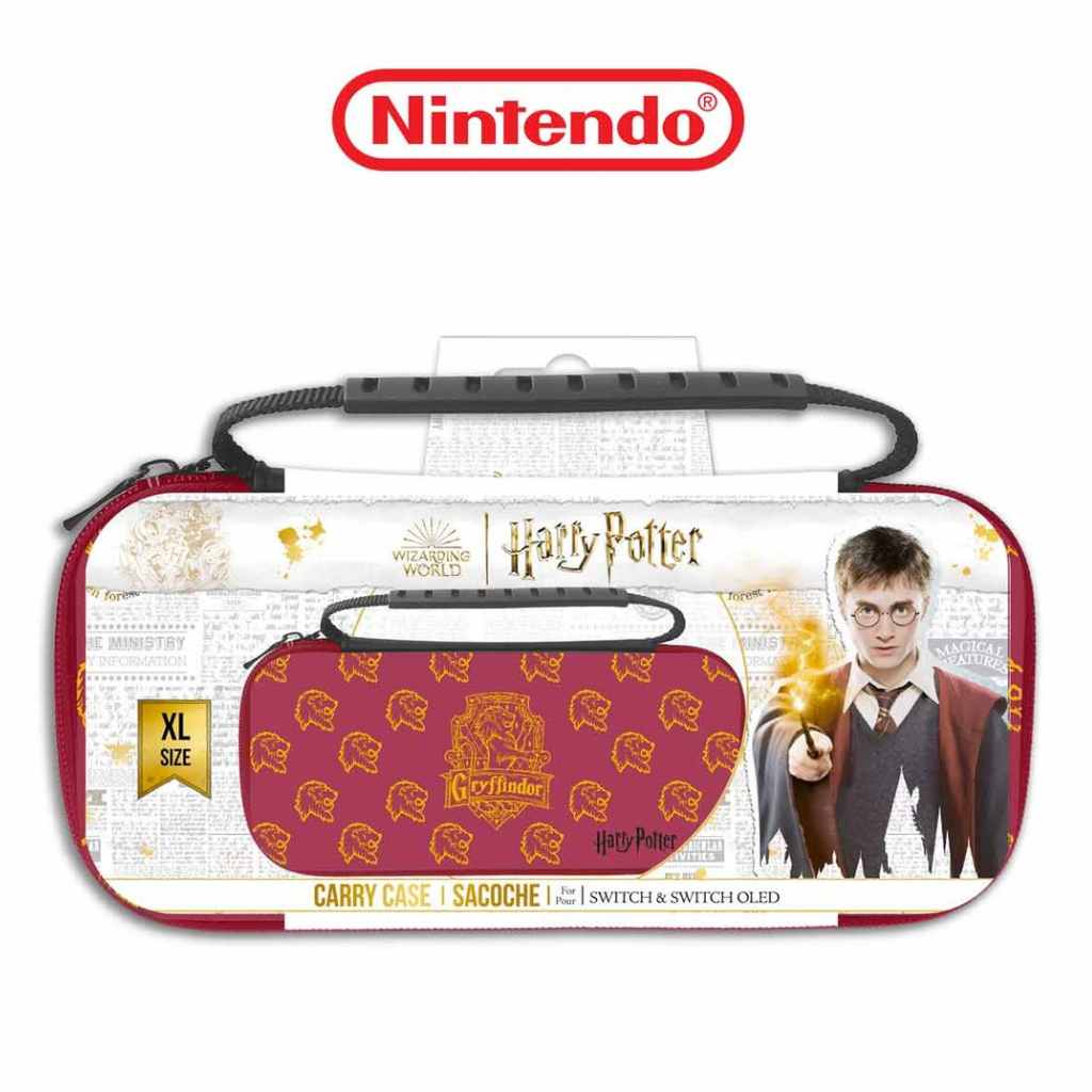 Freaks and Geeks - Harry Potter - XL Case for Switch and Switch Oled - Red - Gryffindor