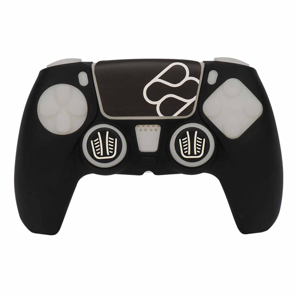 FR-TEC - Silicone Skin + Grips (black) for Controller PS5
