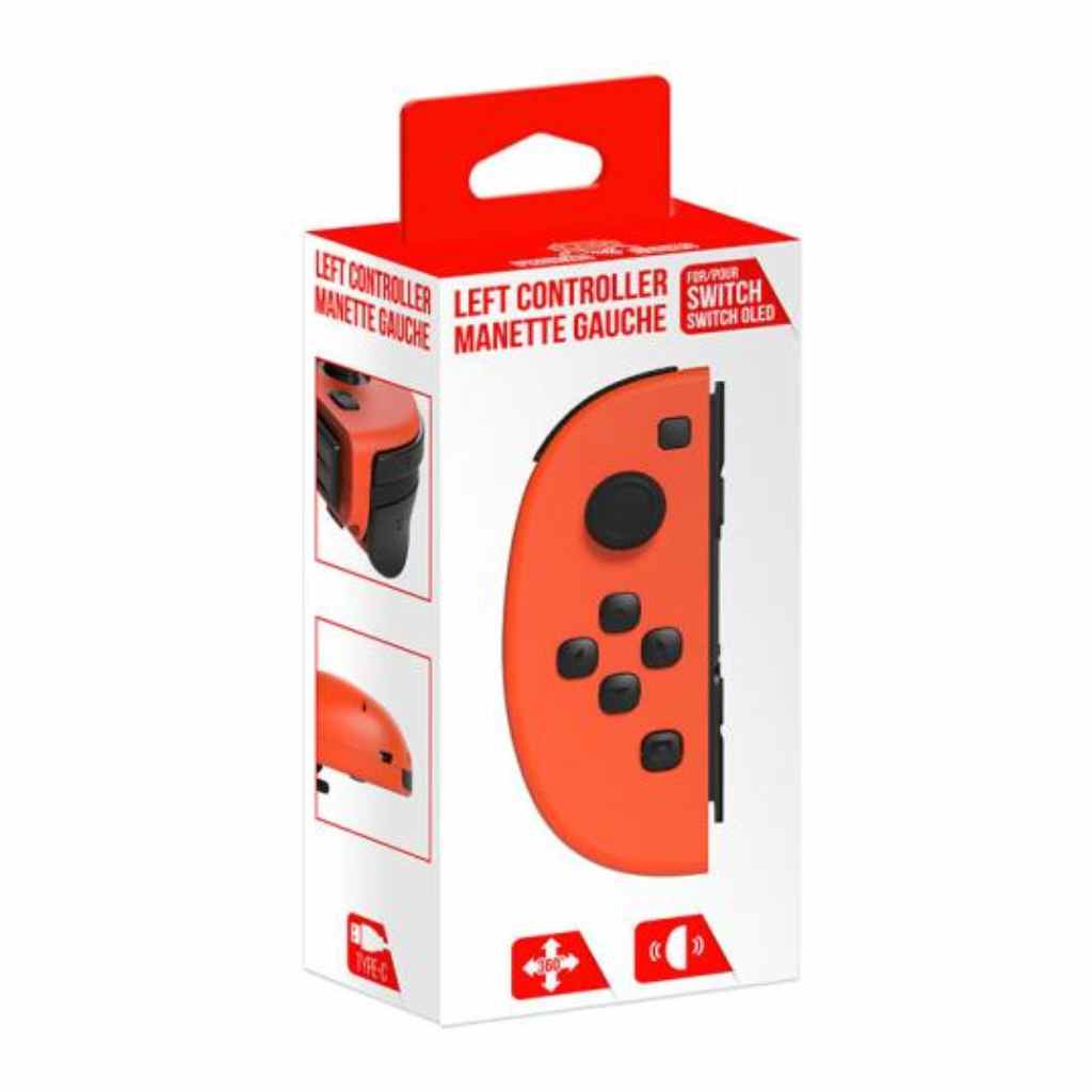 Freaks and Geeks - Wireless Joycon for Nintendo Switch Left Orange