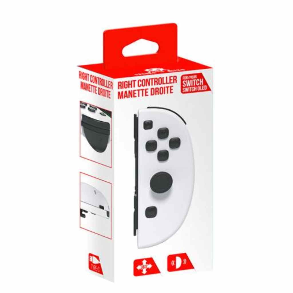 Freaks and Geeks - Joy-Con type Gamepad right White