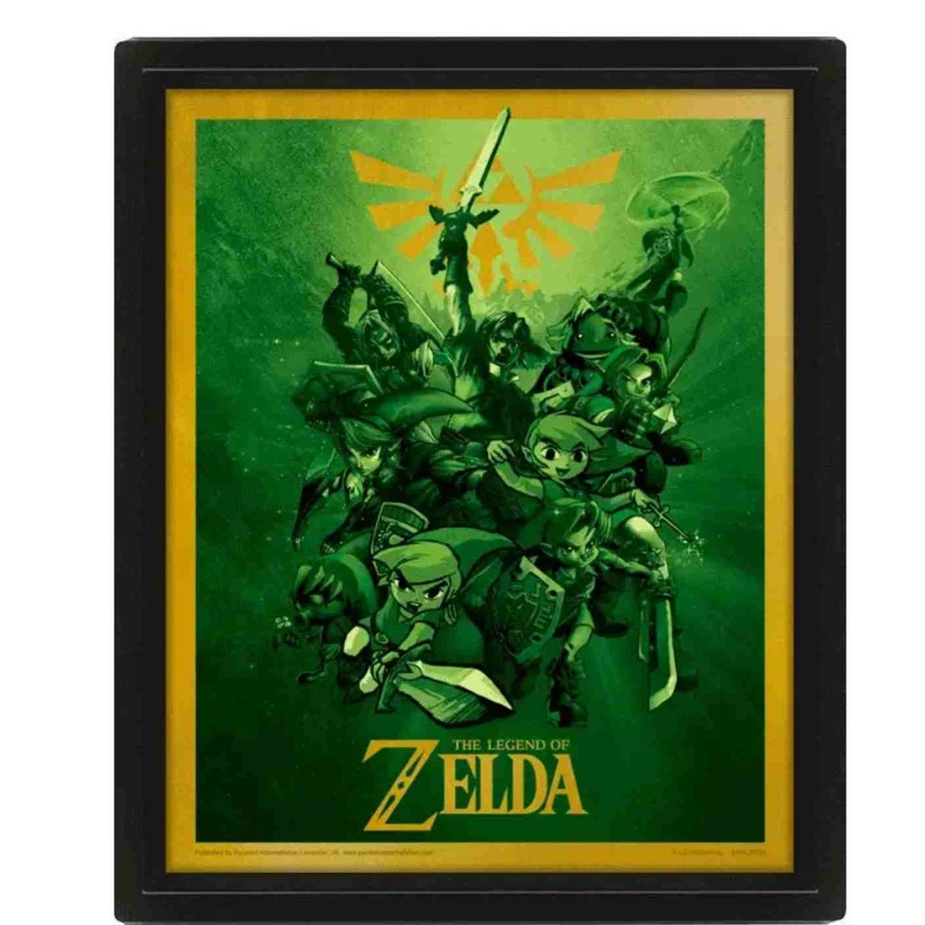 Pyramid - The Legend Zelda - 3D Frame