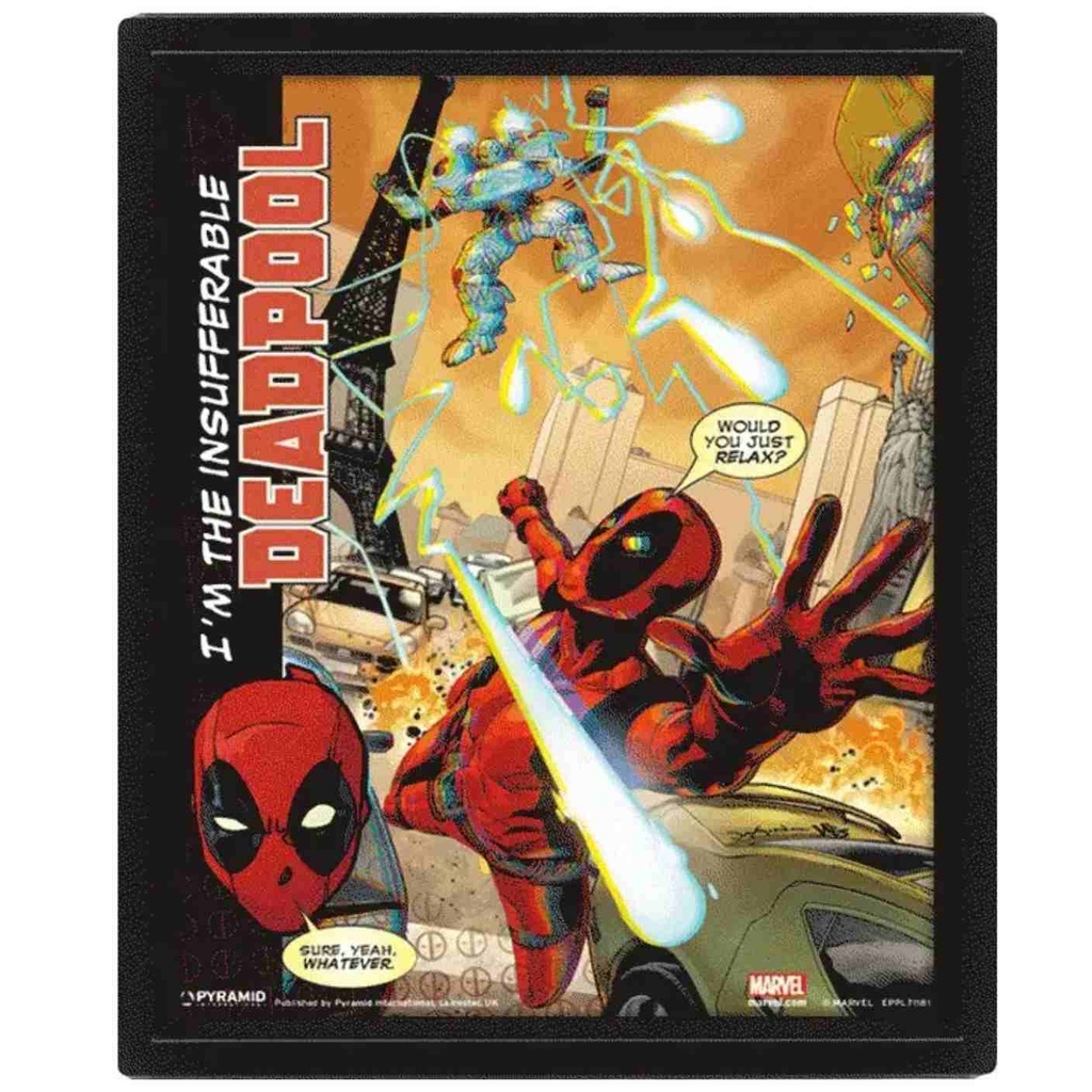 Pyramid - Deadpool Attack - 3D Frame