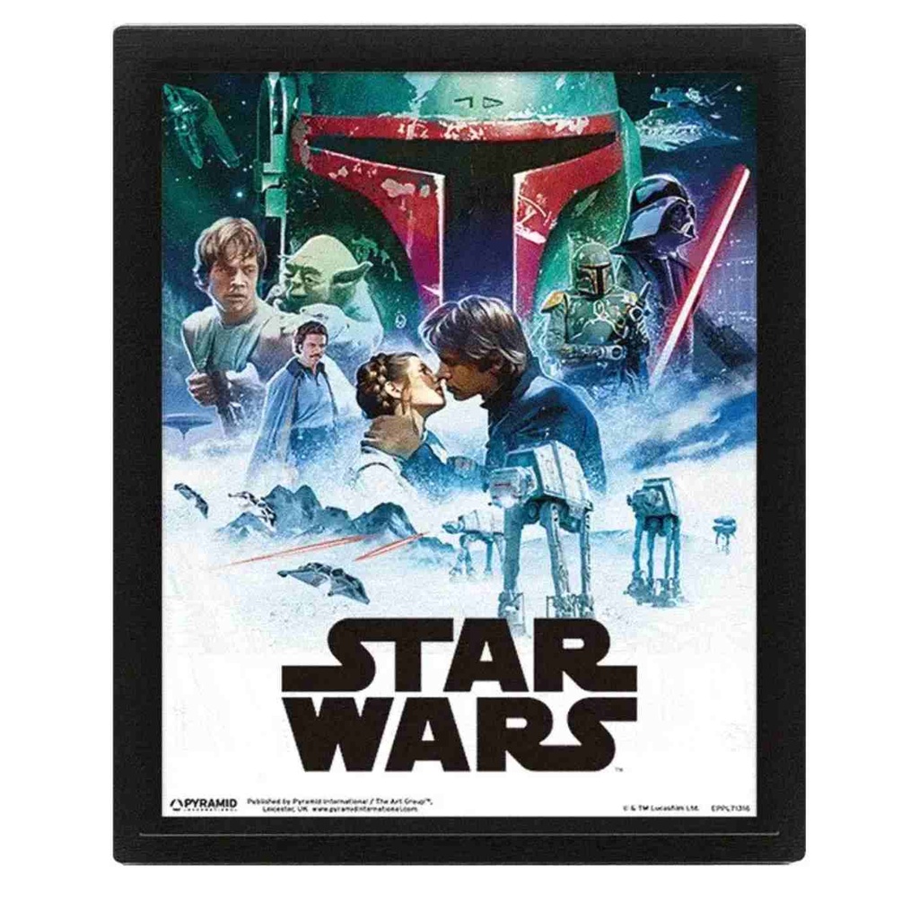 Pyramid - Star Wars - Episode IV & V - 3D Frame