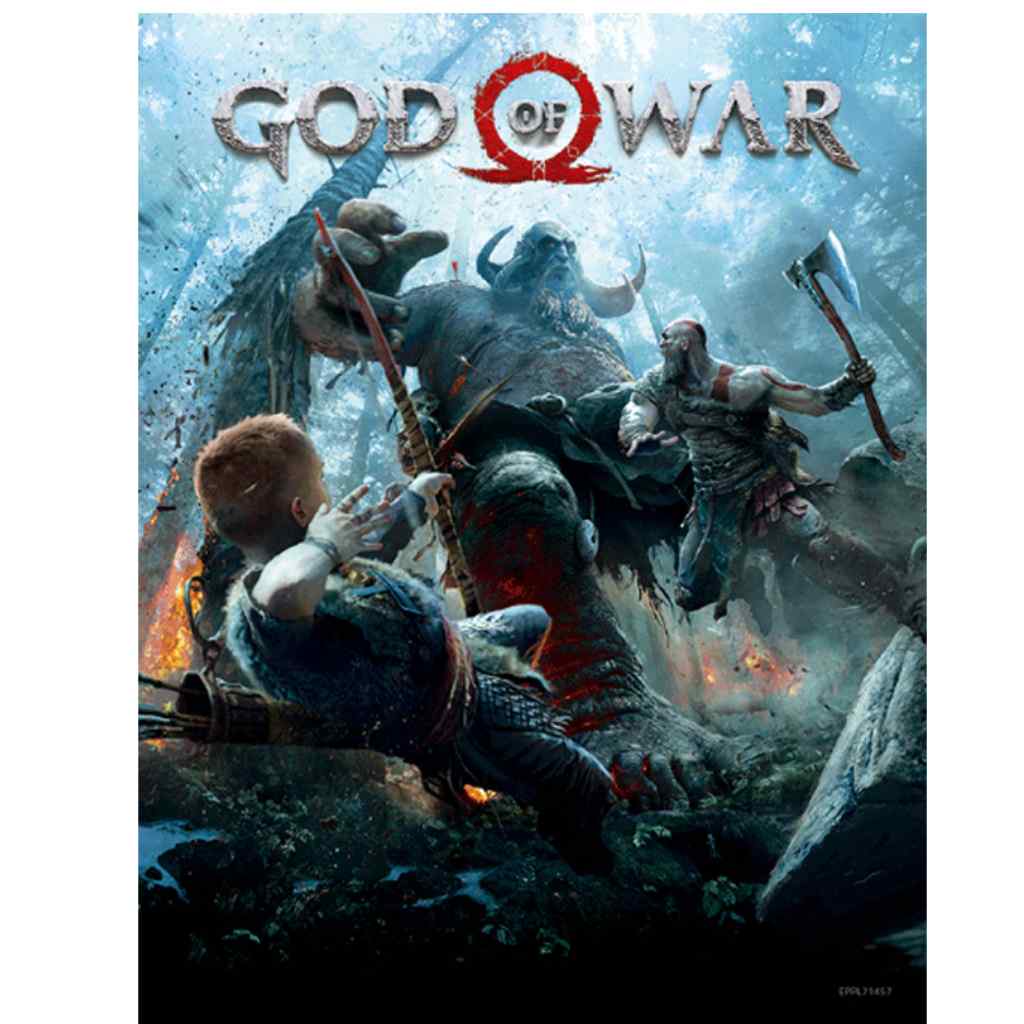 Pyramid - Playstation - God Of War Troll Fight -3D Frame