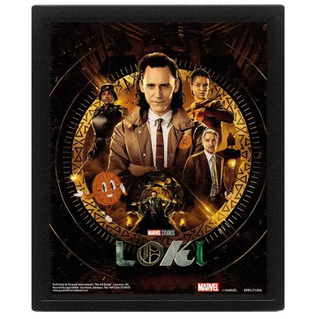 Pyramid - Loki Glorious Purpose - 3D Frame