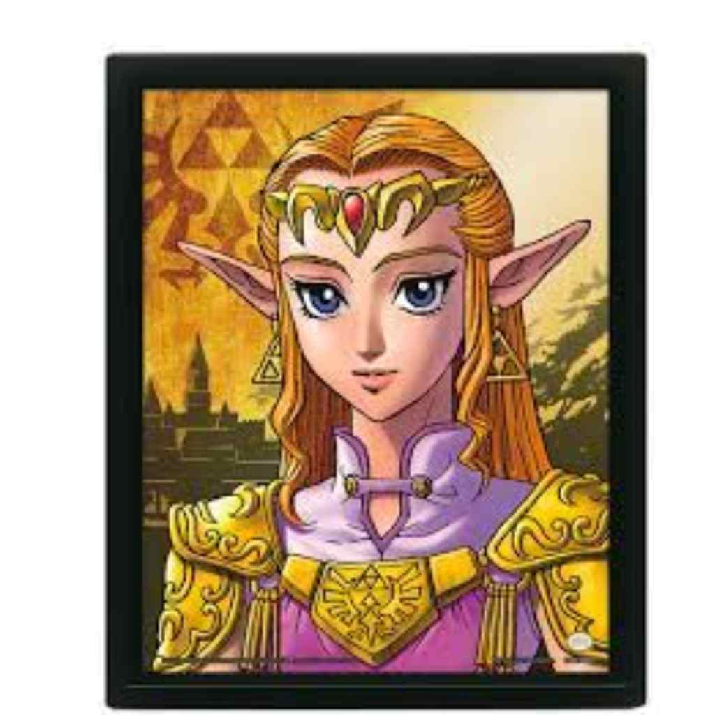 Pyramid - The Legend Of Zelda - Zelda To Sheik - 3D Frame
