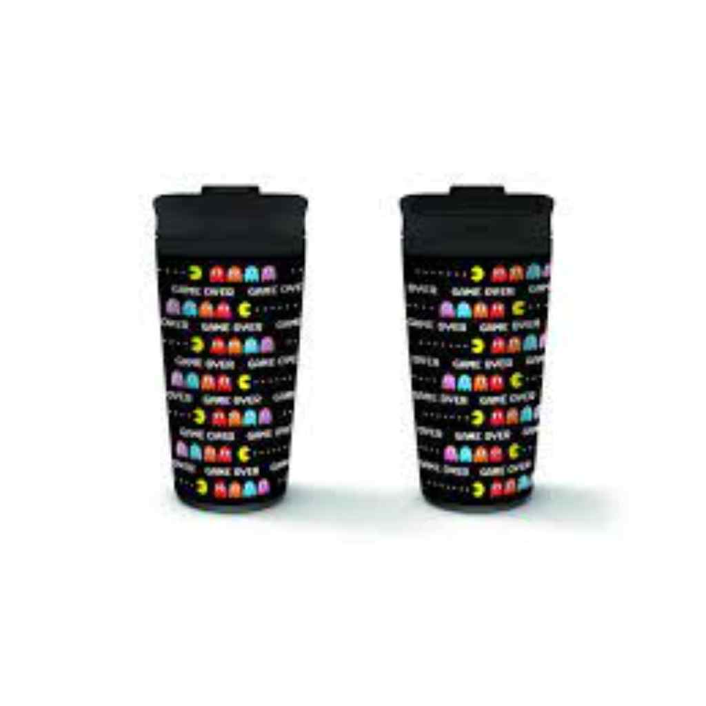 Pyramid - Pac-Man - Game Over Metal Travel Mug