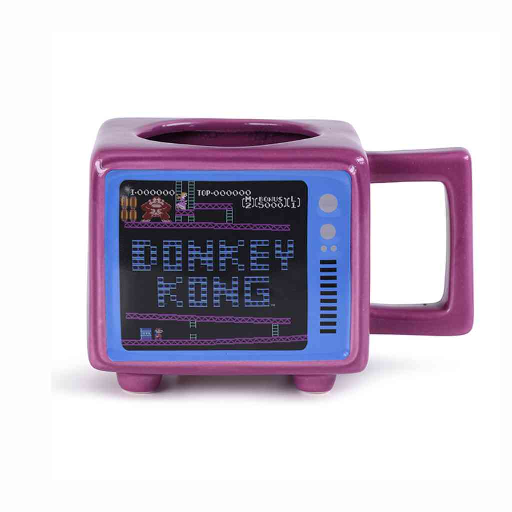 Pyramid - Donkey Kong - Retro Tv Retro Tv Heat Change Mug