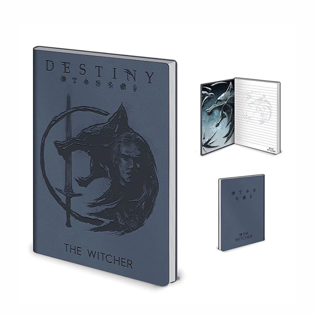 Pyramid - The Witcher - The Sigils And The Wolf Flexi Cover Notebook