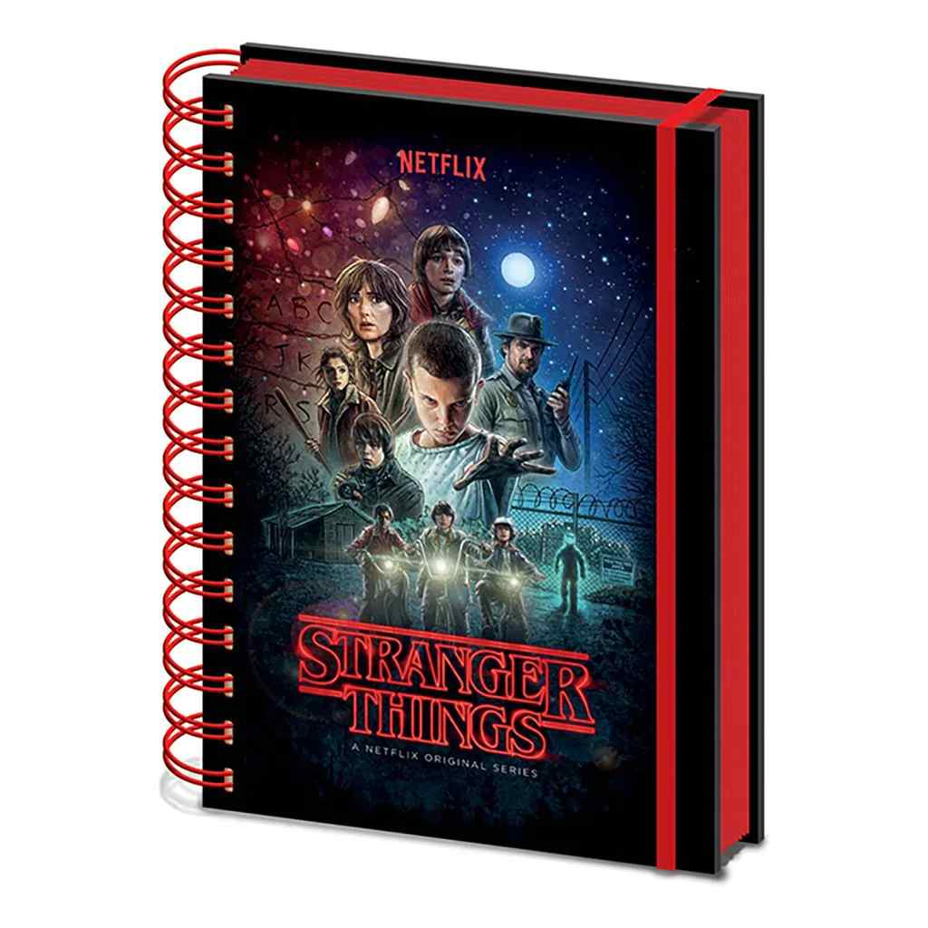 Pyramid - Stranger Things - One Sheet A5 Metallic Notebook