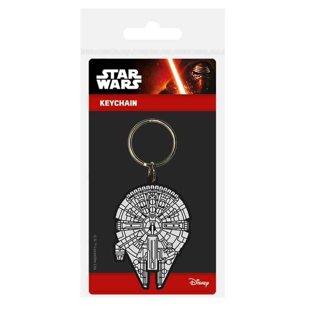Pyramid - Star Wars - Millennium Falcon Rubber Keychain