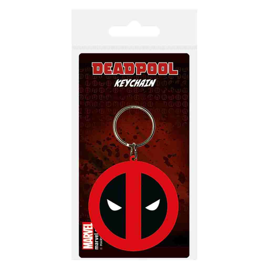 Pyramid - Deadpool Symbol Rubber Keychain