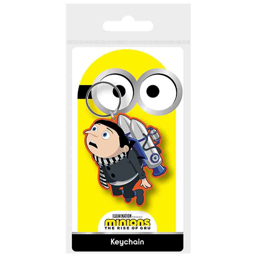 Pyramid - Minions: The Rise Of Gru - Gru Jetpack Rubber Keychain