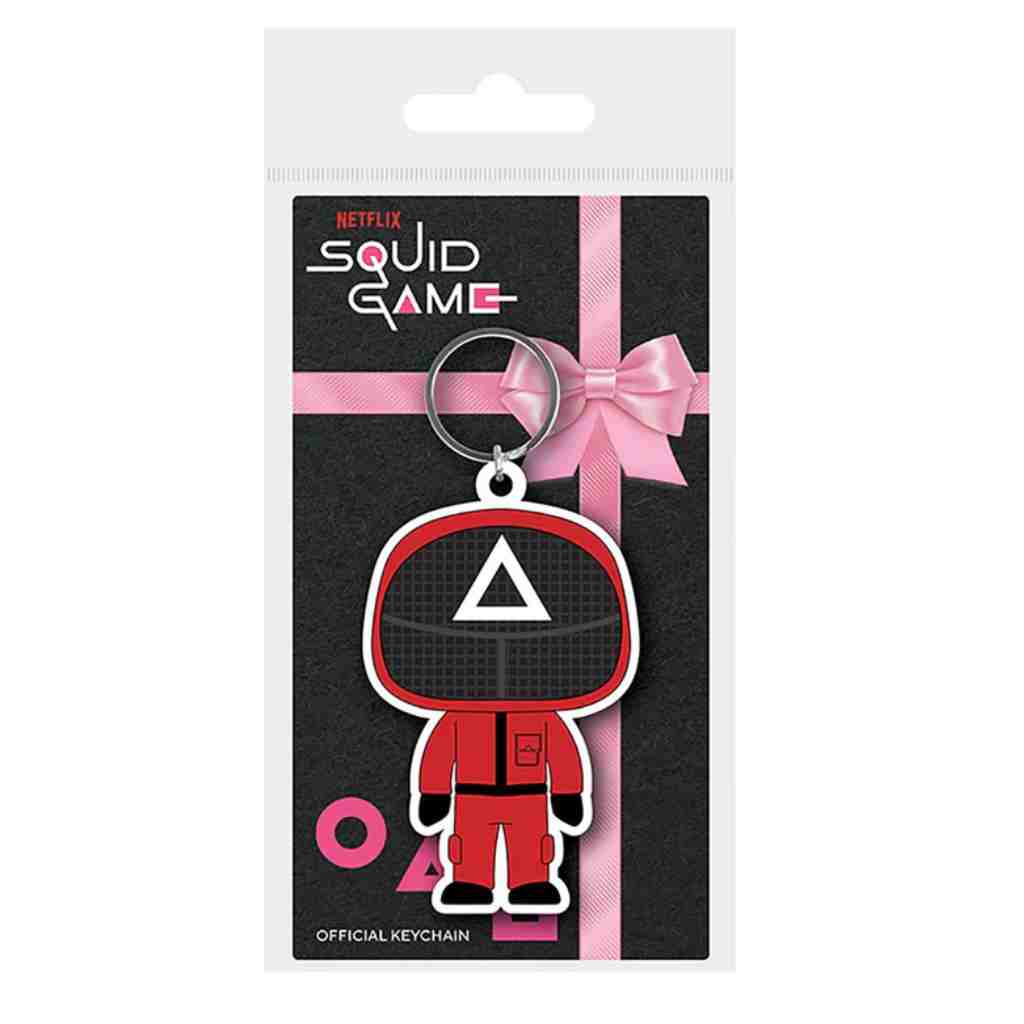 Pyramid - Squid Game - Triangle Guard Pvc Keychain
