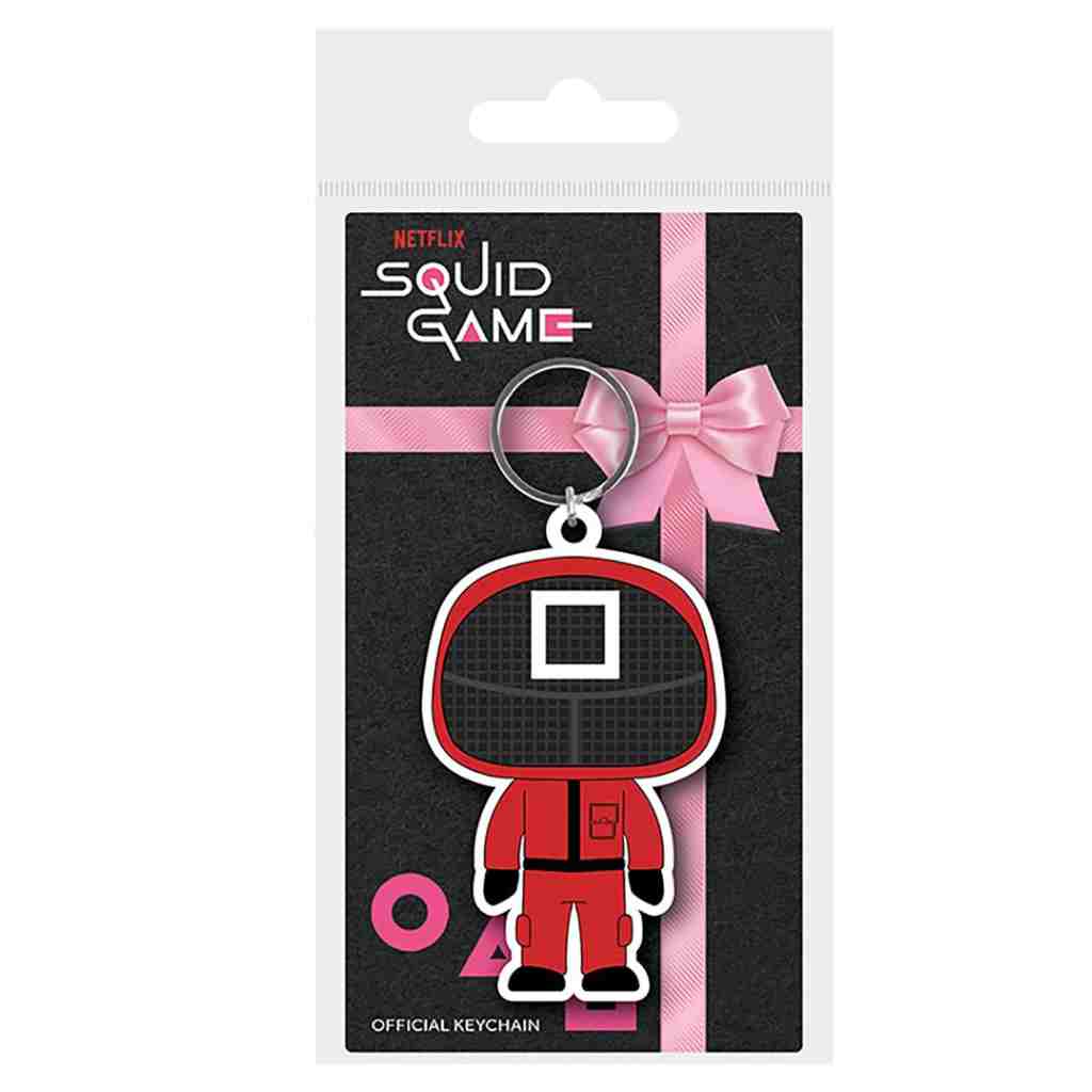 Pyramid - Squid Game - Square Guard Pvc Keychain
