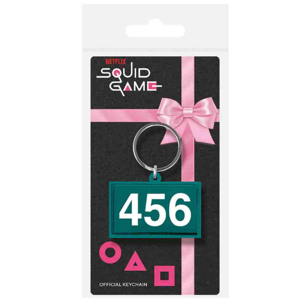 Pyramid - Squid Game Keychain - Numbers Pvc Keychain