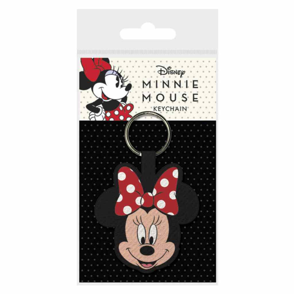 Pyramid - Minnie Mouse - Face Woven Keychain