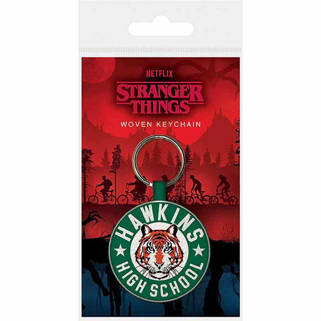 Pyramid - Stranger Things - Hawkins High School Woven Keychain