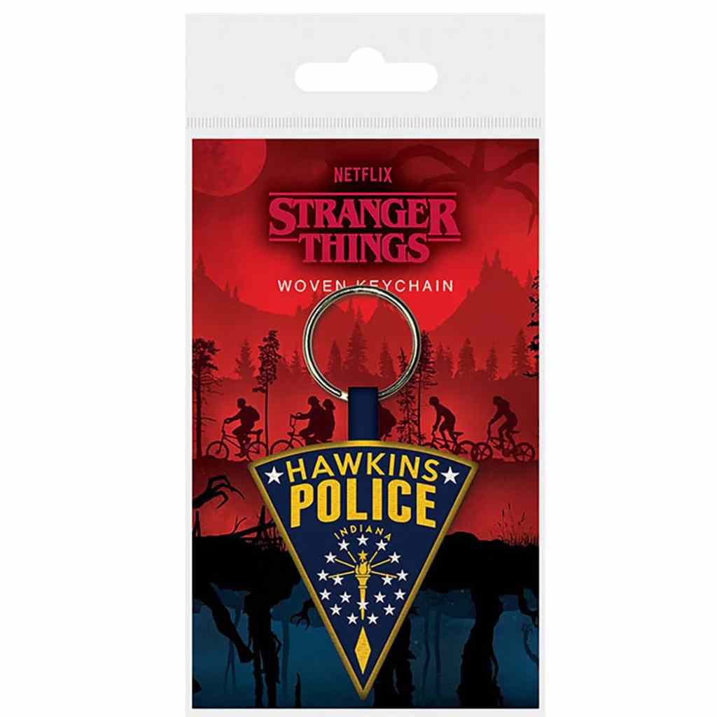 Pyramid - Stranger Things - Hawkins Police Woven Keychain