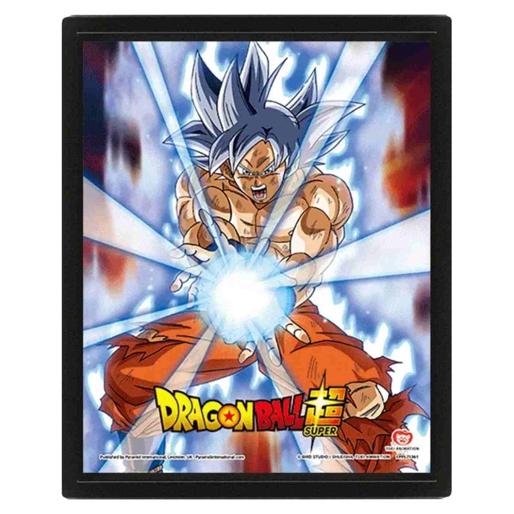Pyramid - Dragonball Super - Ultra Instinct Kamehameha - 3D Frame