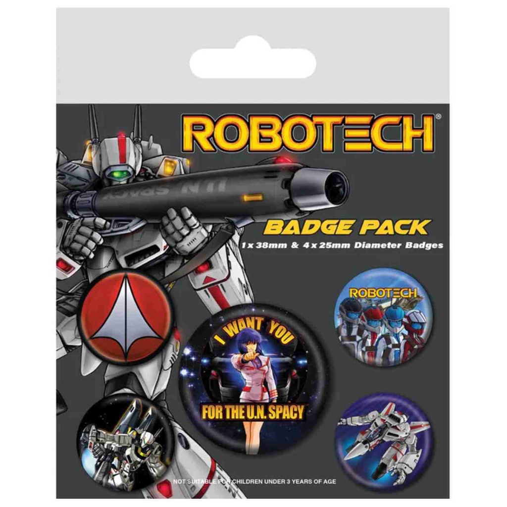 Pyramid - Robotech Badge Pack