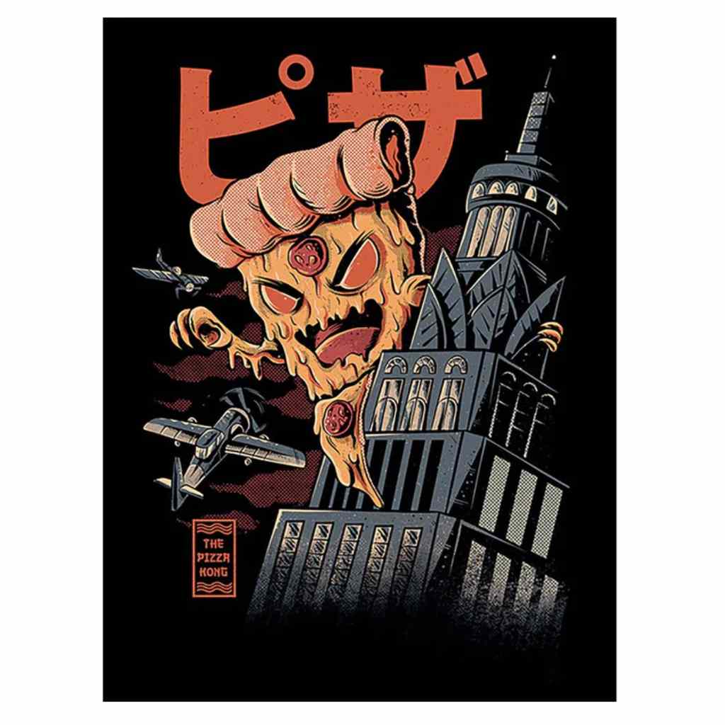 Pyramid - Ilustrata -The Pizza Kong 30X40 Frame 