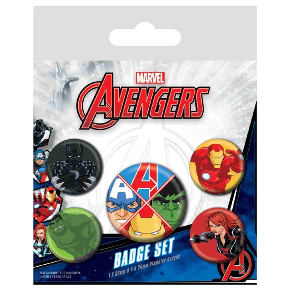 Pyramid - Avengers Assemble Badge Packs