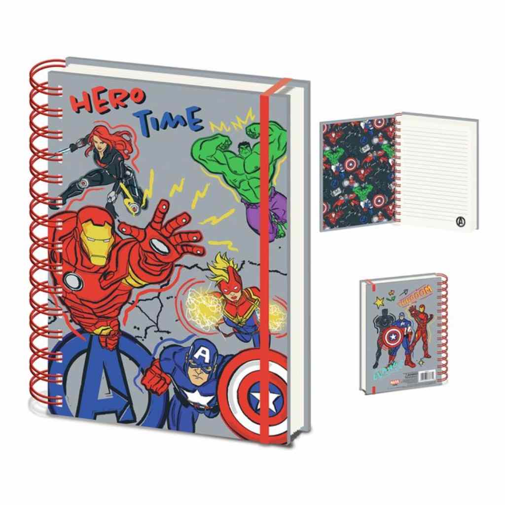 Pyramid - Avengers Hero Club A5 Wiro Notebook