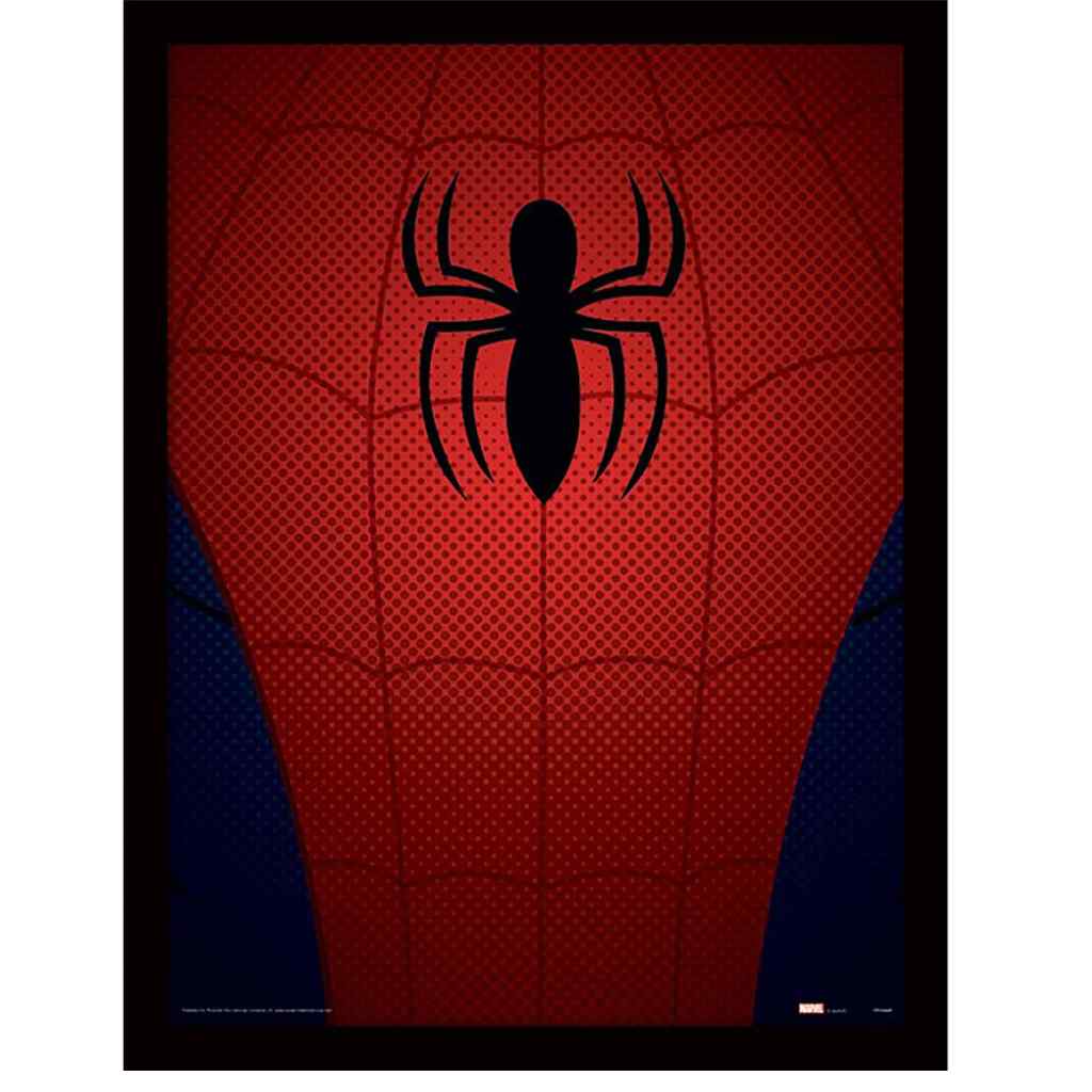 Pyramid - Ultimate Spider-Man Spider-Man Torso - Wooden Framed
