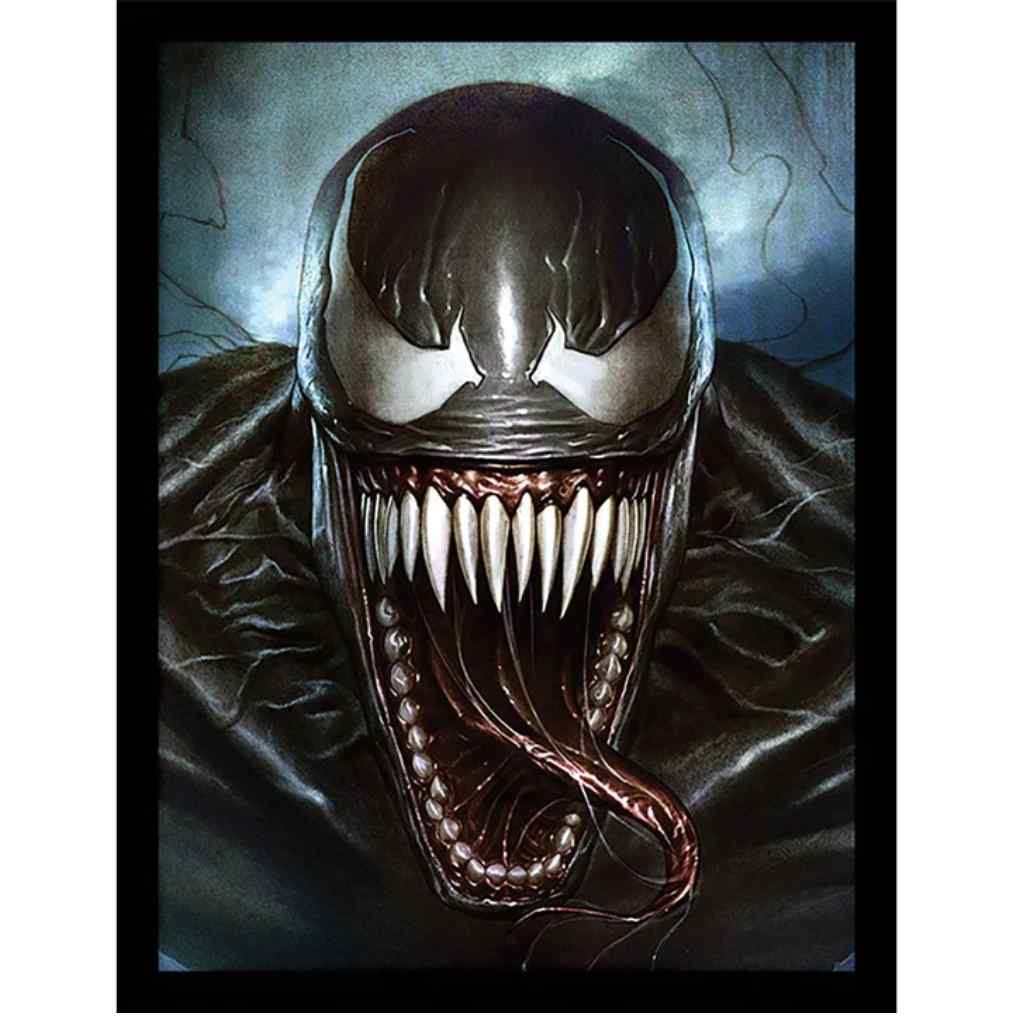 Pyramid - Venom Sinister Smile - Wooden Framed
