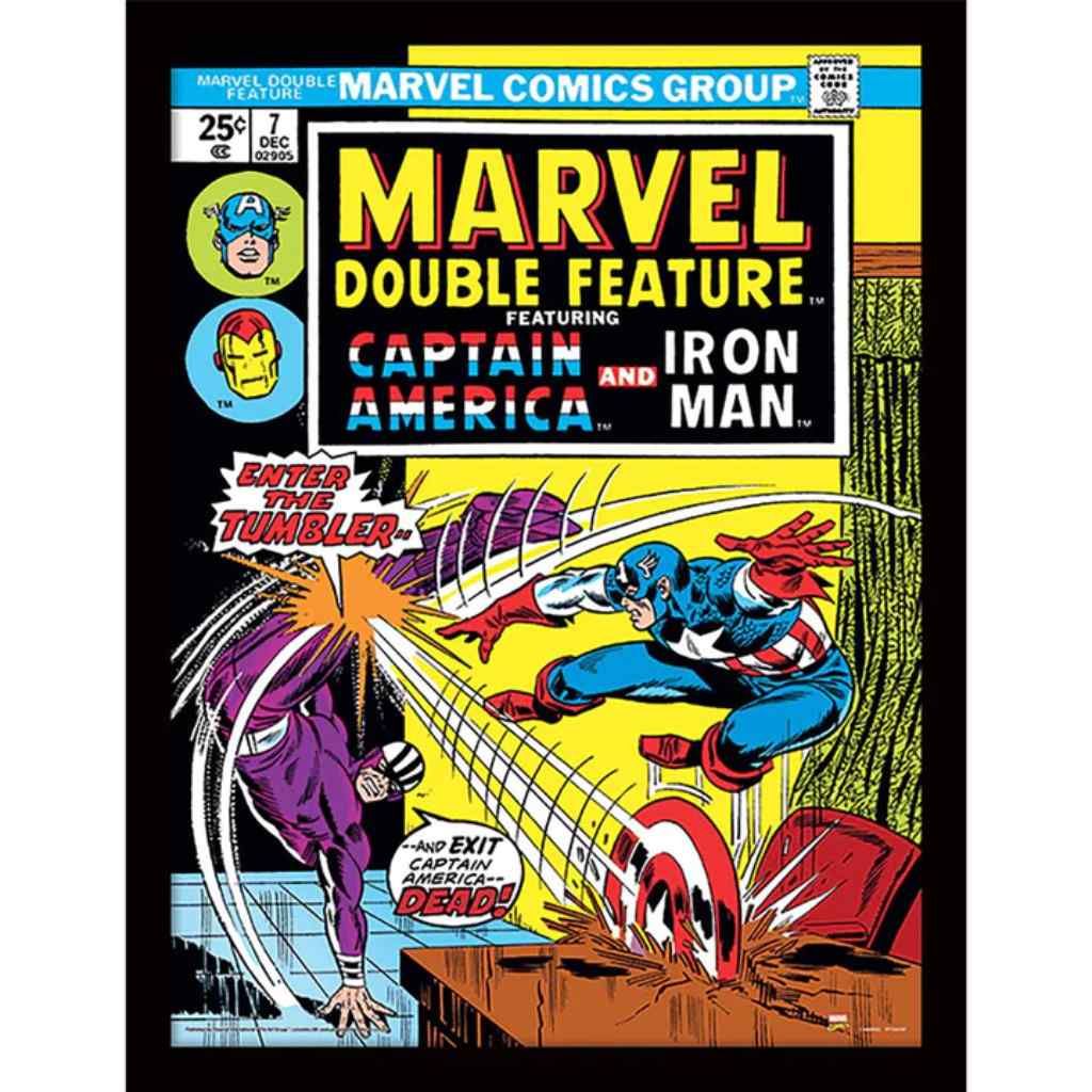 Pyramid - Marvel Comics Enter The Tumbler - Wooden Frame