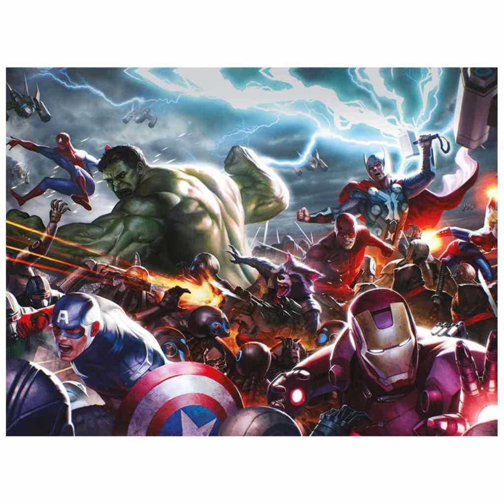 Pyramid - Marvel Future Fight - Heroes Assault 30X40 Frame