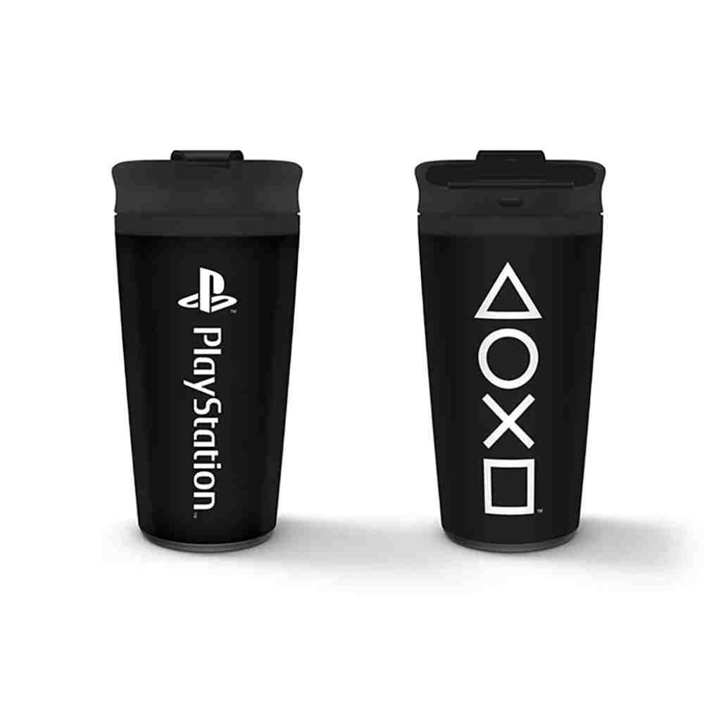 Pyramid - Playstation Metal Travel Mug -Onyx 16Oz/450Ml