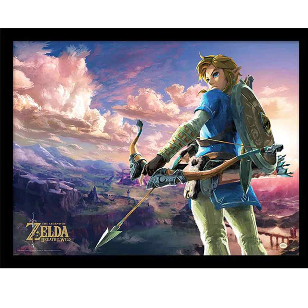 Pyramid - Zelda Breath Of The Wild - Hyrule Scene Landscape Frame