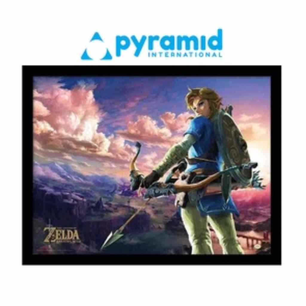 Pyramid - Zelda Breath Of The Wild - Hyrule Scene Landscape 2 Frame