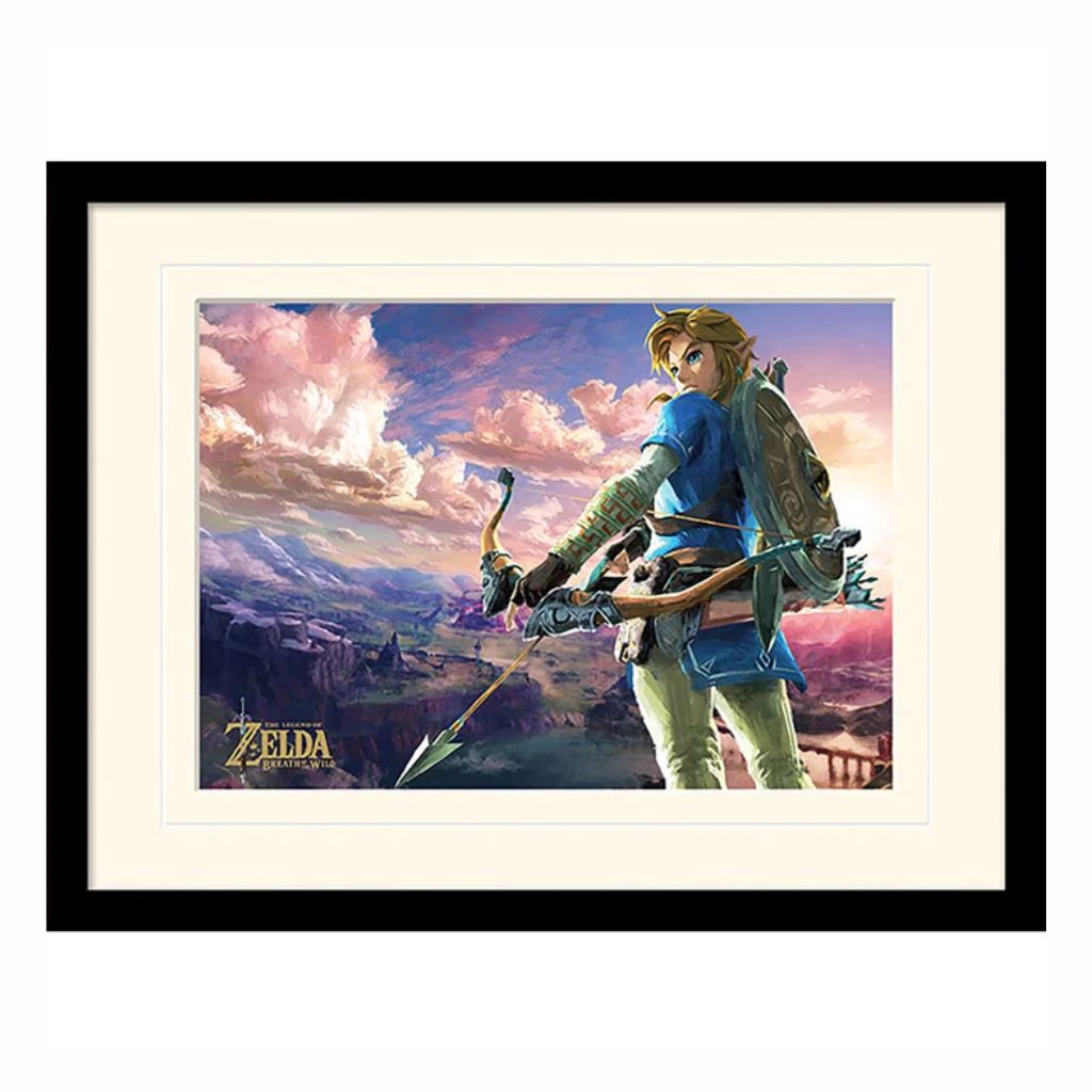 Pyramid - Zelda Breath Of The Wild - Hyrule Scene Landscape 30 X 40Cm Frame